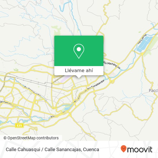 Mapa de Calle Cahuasqui / Calle Sanancajas
