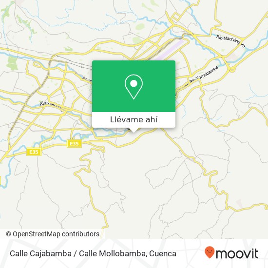 Mapa de Calle Cajabamba / Calle Mollobamba