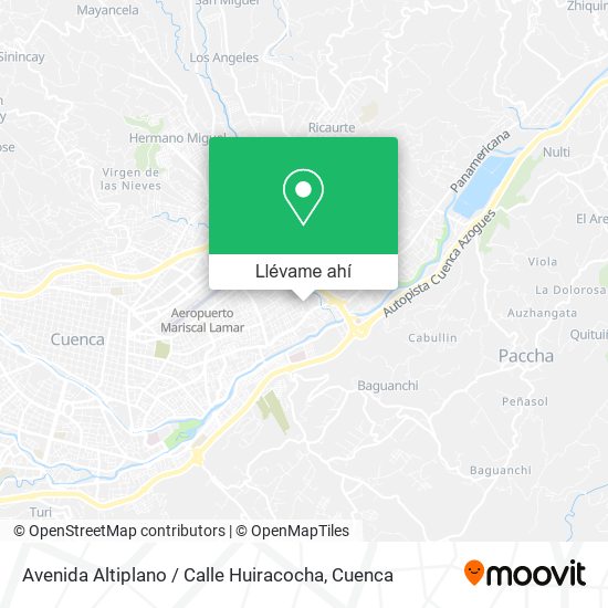 Mapa de Avenida Altiplano / Calle Huiracocha