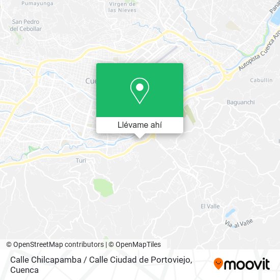 Mapa de Calle Chilcapamba / Calle Ciudad de Portoviejo