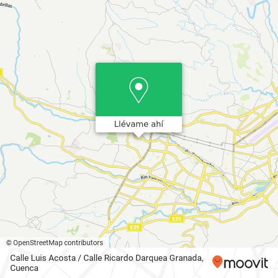 Mapa de Calle Luis Acosta / Calle Ricardo Darquea Granada