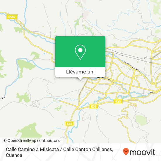 Mapa de Calle Camino a Misicata / Calle Canton Chillanes