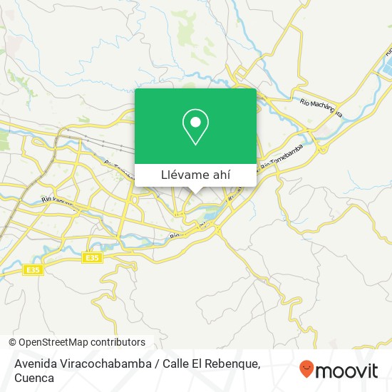 Mapa de Avenida Viracochabamba / Calle El Rebenque