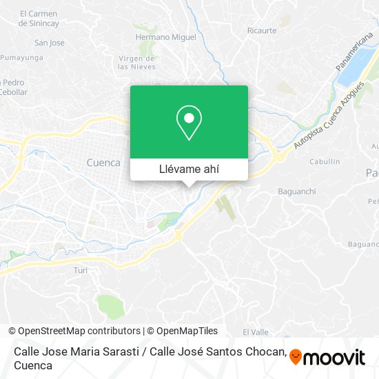 Mapa de Calle Jose Maria Sarasti / Calle José Santos Chocan