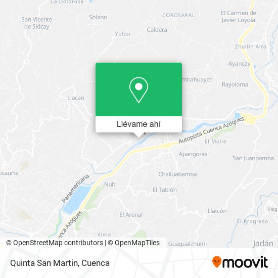 Mapa de Quinta San Martin