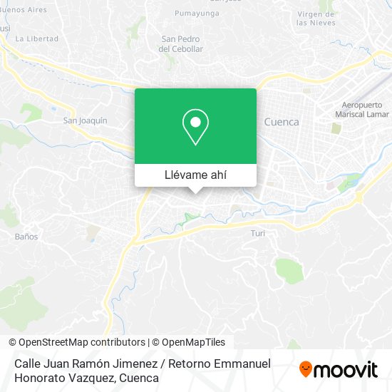 Mapa de Calle Juan Ramón Jimenez / Retorno Emmanuel Honorato Vazquez