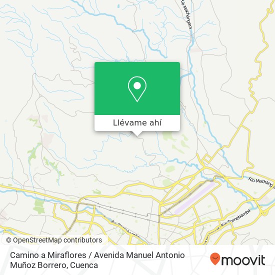Mapa de Camino a Miraflores / Avenida Manuel Antonio Muñoz Borrero