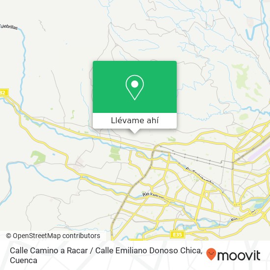 Mapa de Calle Camino a Racar / Calle Emiliano Donoso Chica