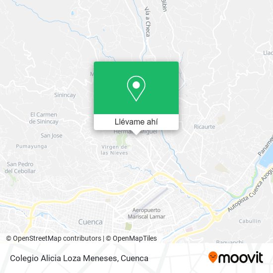 Mapa de Colegio Alicia Loza Meneses