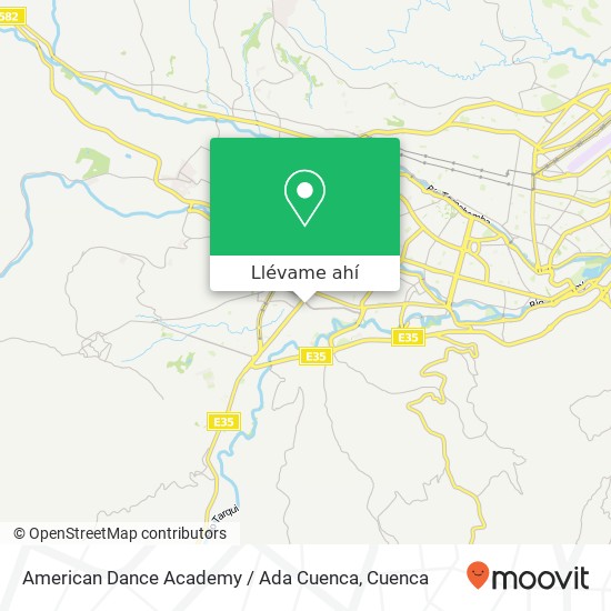 Mapa de American Dance Academy / Ada Cuenca