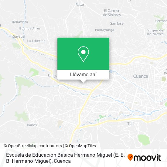 Mapa de Escuela de Educacion Basica Hermano Miguel (E. E. B. Hermano Miguel)
