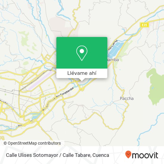 Mapa de Calle Ulises Sotomayor / Calle Tabare