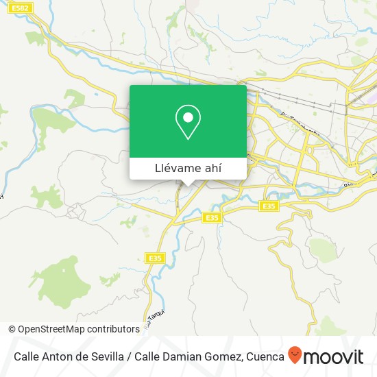 Mapa de Calle Anton de Sevilla / Calle Damian Gomez