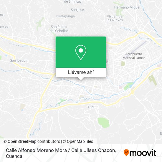 Mapa de Calle Alfonso Moreno Mora / Calle Ulises Chacon