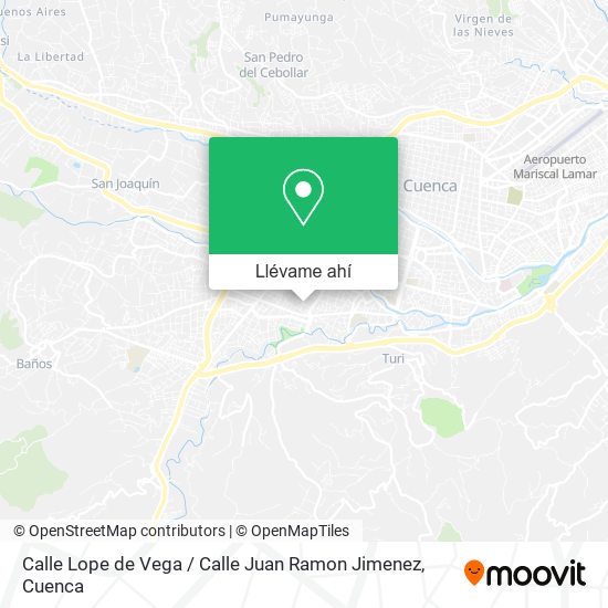 Mapa de Calle Lope de Vega / Calle Juan Ramon Jimenez