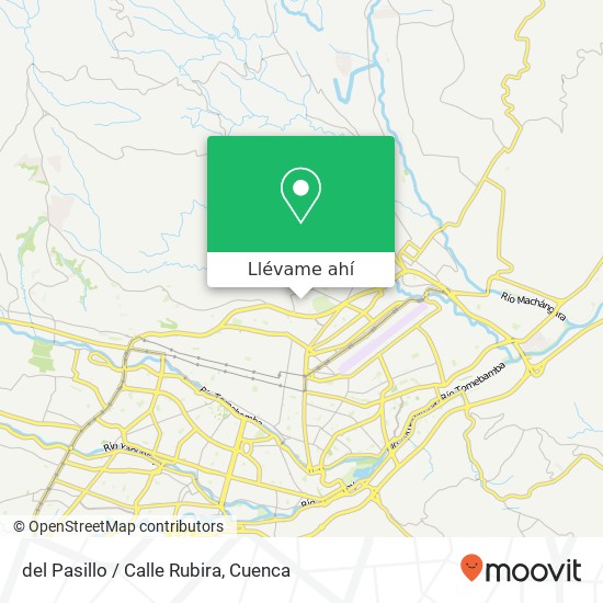 Mapa de del Pasillo / Calle Rubira