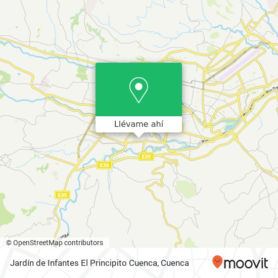 Mapa de Jardín de Infantes El Principito Cuenca