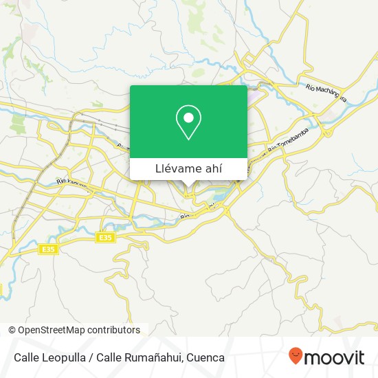 Mapa de Calle Leopulla / Calle Rumañahui