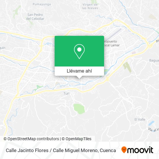 Mapa de Calle Jacinto Flores / Calle Miguel Moreno