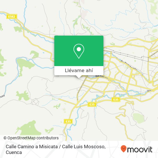Mapa de Calle Camino a Misicata / Calle Luis Moscoso