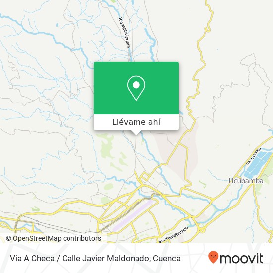 Mapa de Via A Checa / Calle Javier Maldonado