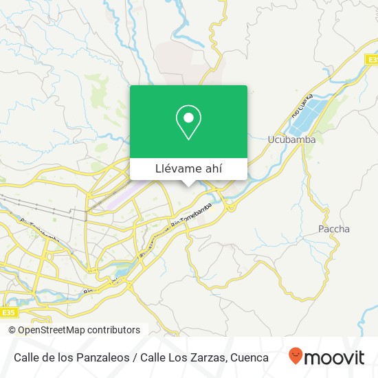 Mapa de Calle de los Panzaleos / Calle Los Zarzas