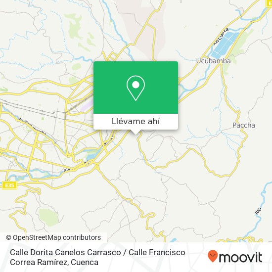 Mapa de Calle Dorita Canelos Carrasco / Calle Francisco Correa Ramírez