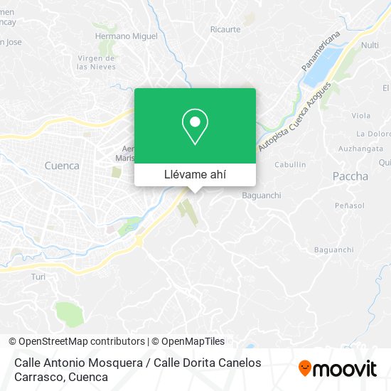 Mapa de Calle Antonio Mosquera / Calle Dorita Canelos Carrasco