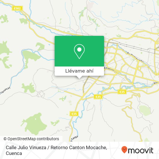 Mapa de Calle Julio Vinueza / Retorno Canton Mocache