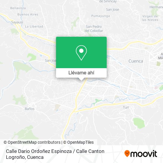 Mapa de Calle Dario Ordoñez Espinoza / Calle Canton Logroño
