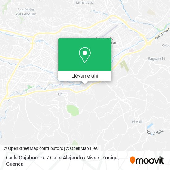 Mapa de Calle Cajabamba / Calle Alejandro Nivelo Zuñiga