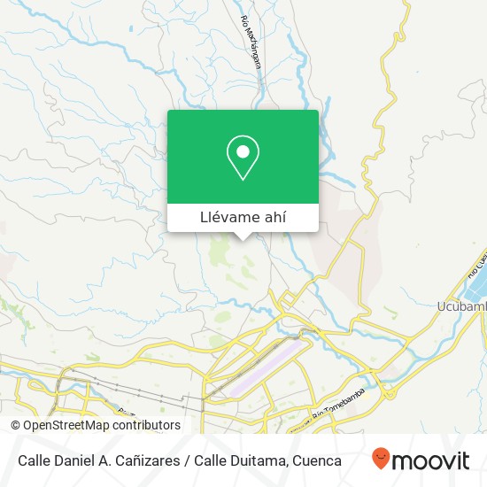 Mapa de Calle Daniel A. Cañizares / Calle Duitama