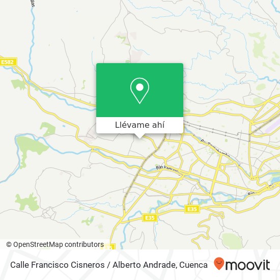 Mapa de Calle Francisco Cisneros / Alberto Andrade