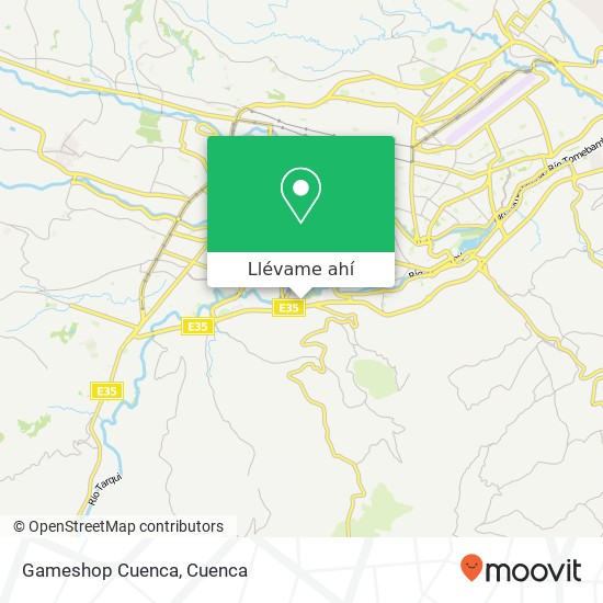 Mapa de Gameshop Cuenca