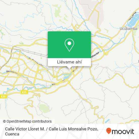 Mapa de Calle Victor Lloret M. / Calle Luis Monsalve Pozo