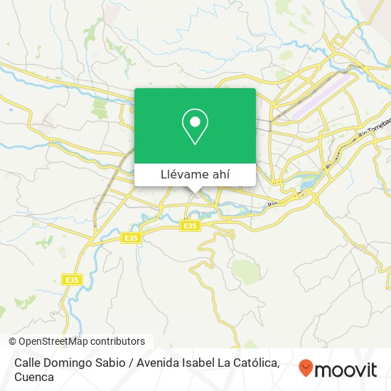 Mapa de Calle Domingo Sabio / Avenida Isabel La Católica