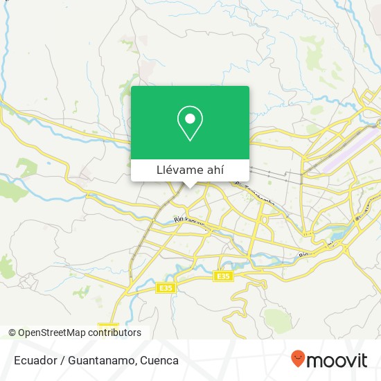 Mapa de Ecuador / Guantanamo