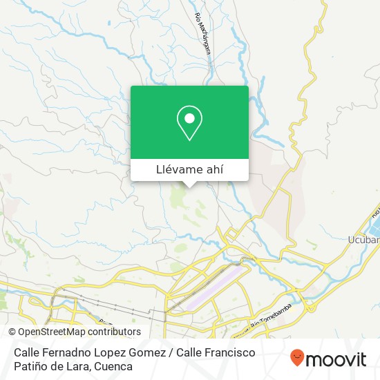 Mapa de Calle Fernadno Lopez Gomez / Calle Francisco Patiño de Lara