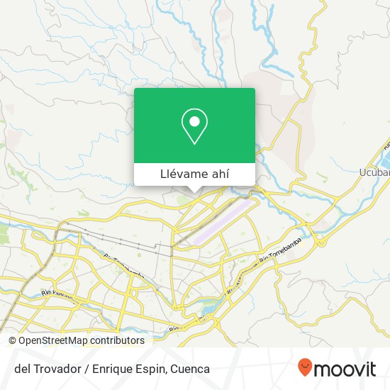 Mapa de del Trovador / Enrique Espin