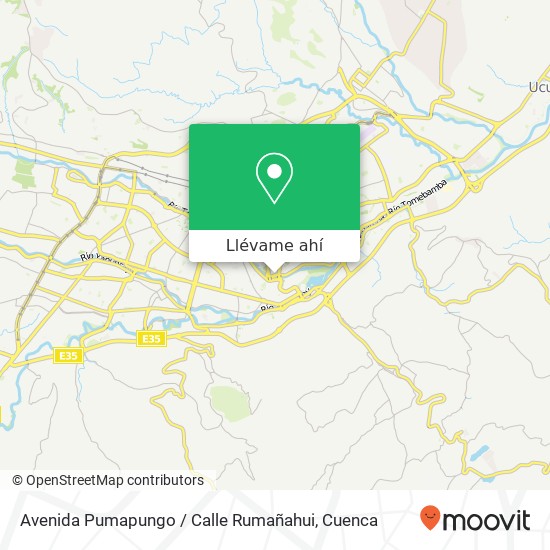 Mapa de Avenida Pumapungo / Calle Rumañahui