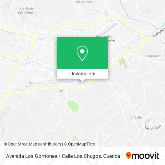 Mapa de Avenida Los Gorriones / Calle Los Chugos
