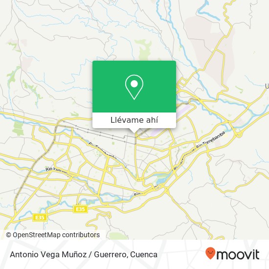 Mapa de Antonio Vega Muñoz / Guerrero