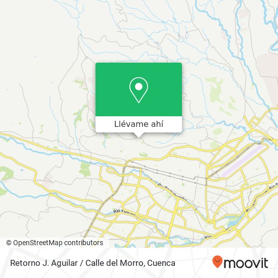 Mapa de Retorno J. Aguilar / Calle del Morro