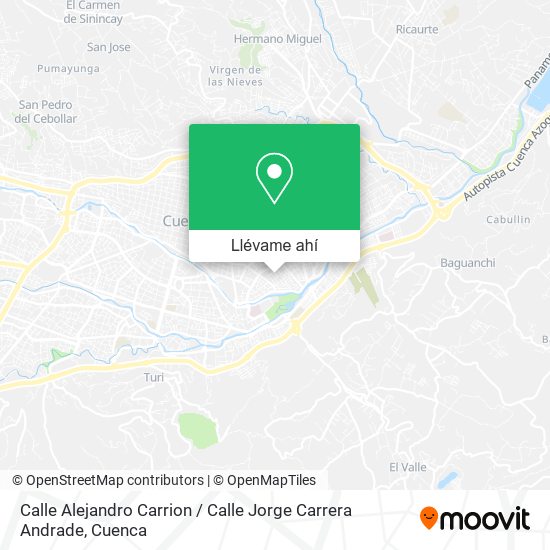 Mapa de Calle Alejandro Carrion / Calle Jorge Carrera Andrade