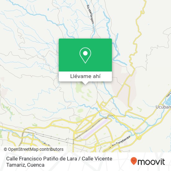 Mapa de Calle Francisco Patiño de Lara / Calle Vicente Tamariz