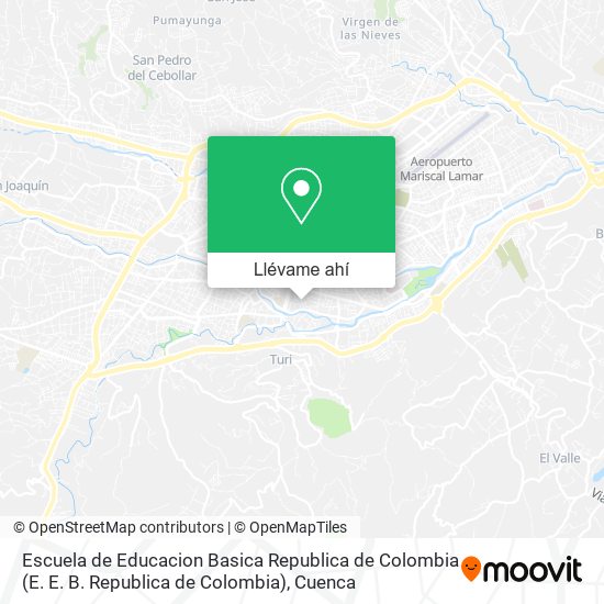 Mapa de Escuela de Educacion Basica Republica de Colombia (E. E. B. Republica de Colombia)