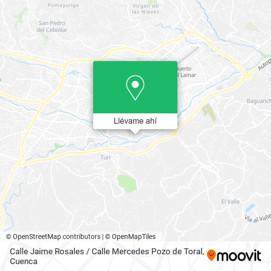 Mapa de Calle Jaime Rosales / Calle Mercedes Pozo de Toral