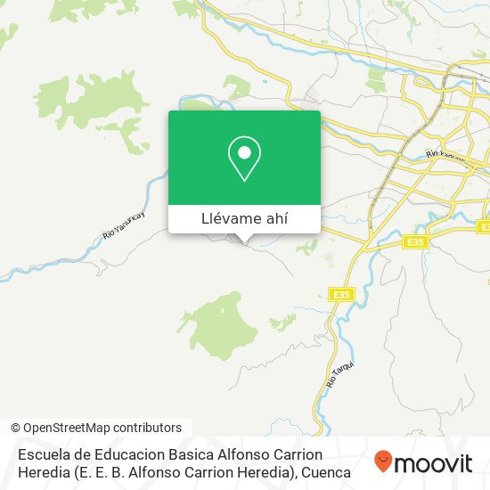 Mapa de Escuela de Educacion Basica Alfonso Carrion Heredia (E. E. B. Alfonso Carrion Heredia)