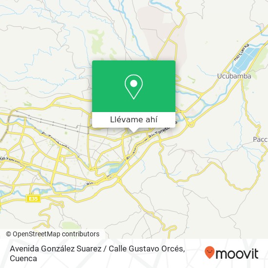 Mapa de Avenida González Suarez / Calle Gustavo Orcés
