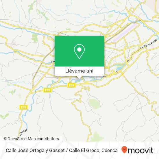 Mapa de Calle José Ortega y Gasset / Calle El Greco